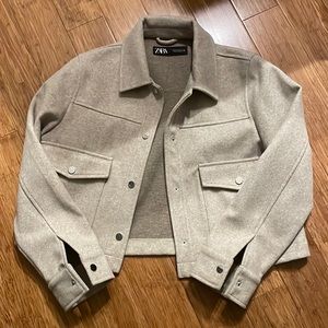 Zara Cropped Soft Jacket